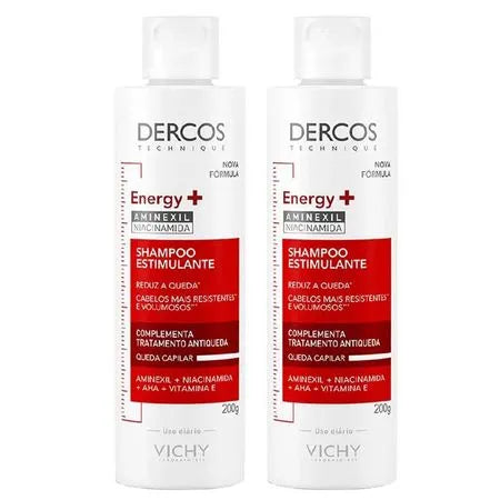 Vichy Dercos Energy+ Shampoo Estimulante Kit com 2 unidades Kit
