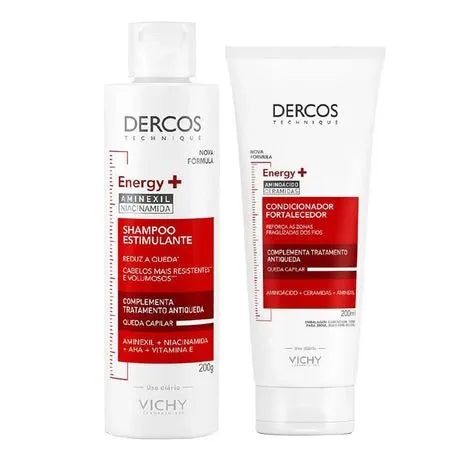 Vichy Dercos Kit – Shampoo Estimulante + Condicionador Energizante Antiqueda Kit