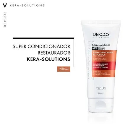 Vichy Dercos Kera Solutions Condicionador para Reparação de Cabelos Danificados 200ml